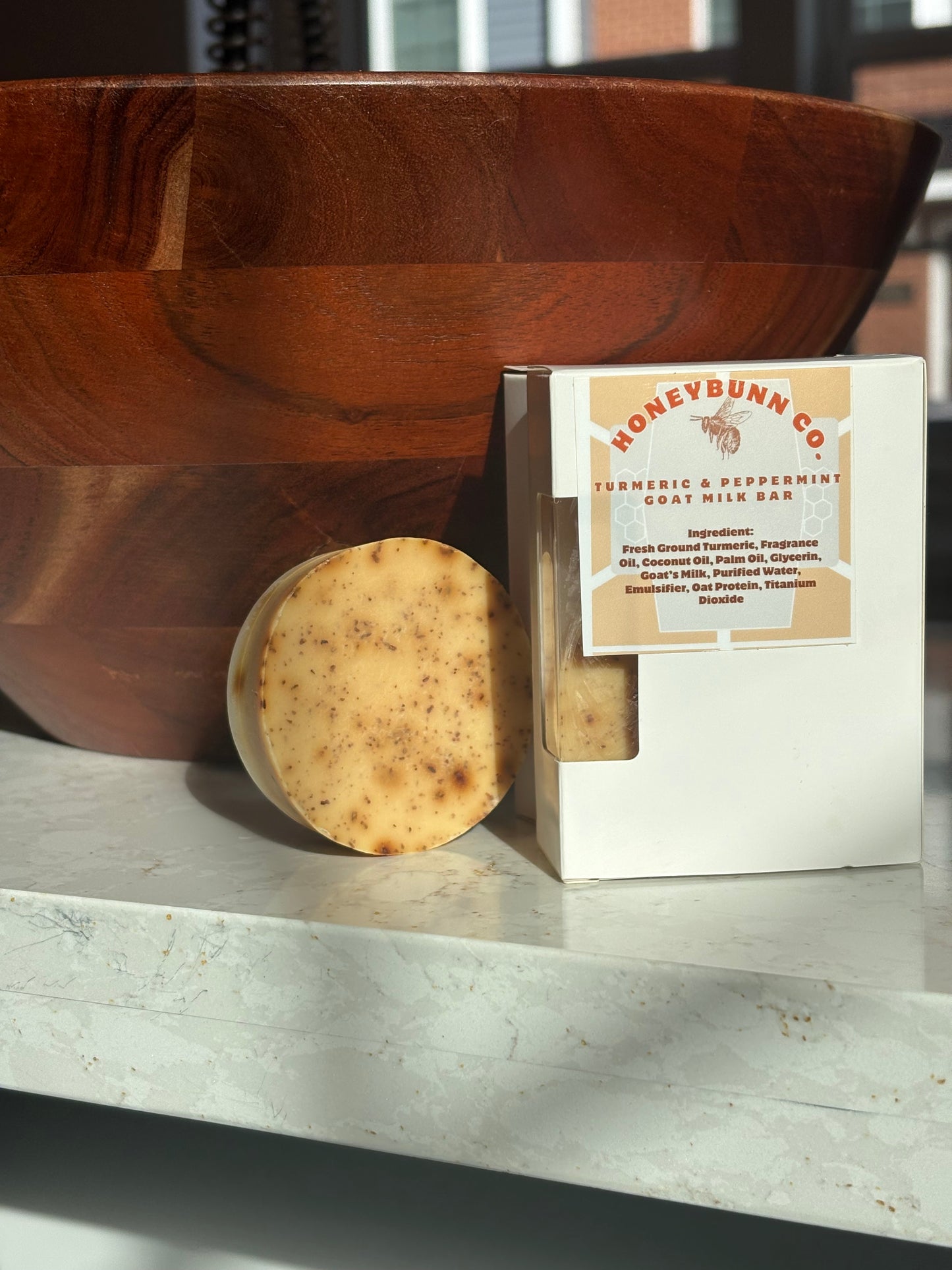 Mini Turmeric & Peppermint Goat Milk Bar