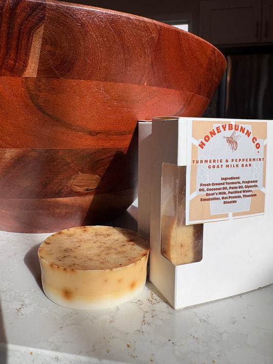 Mini Turmeric & Peppermint Goat Milk Bar