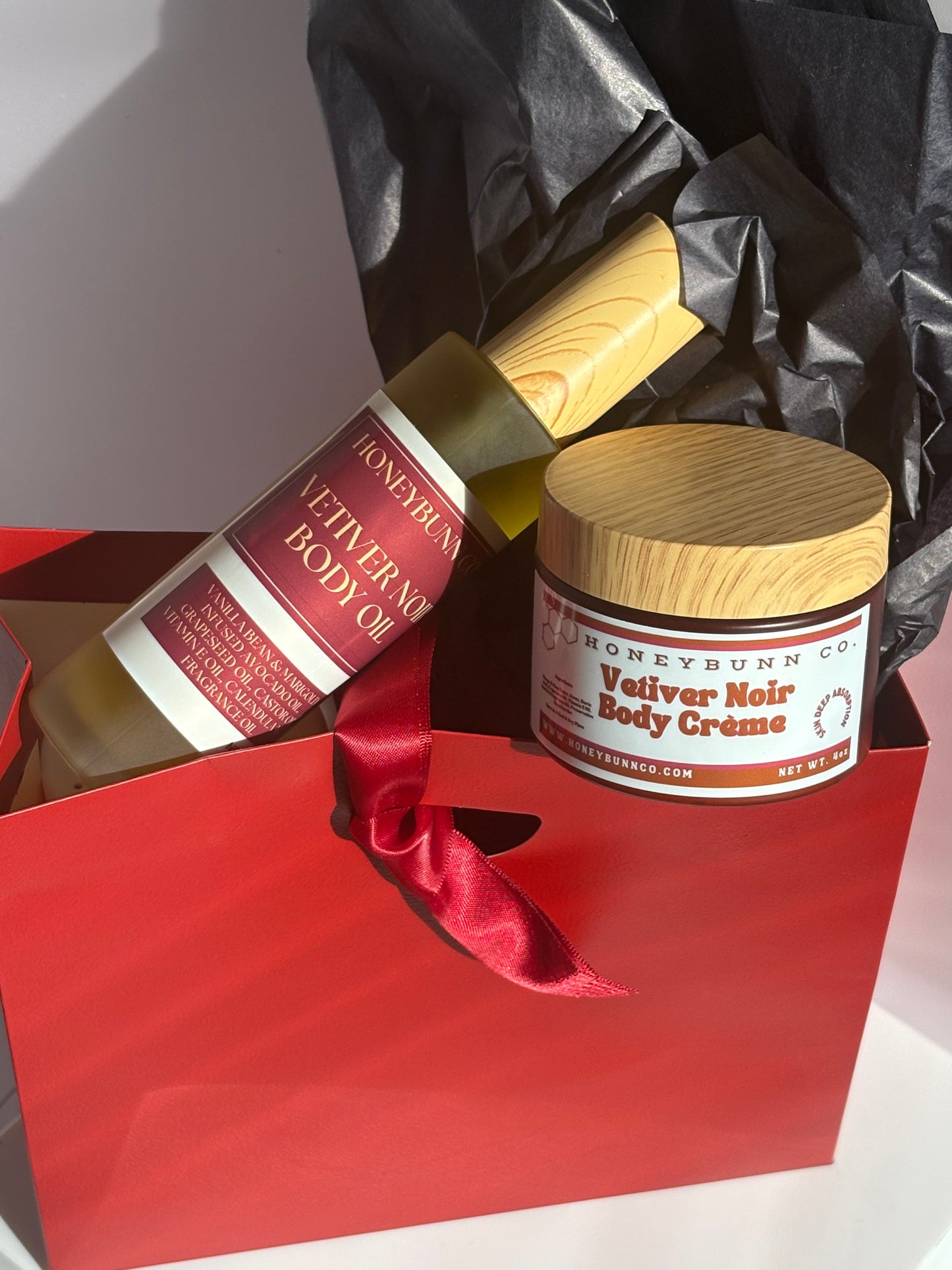 Vetiver Noir Creme Body Set