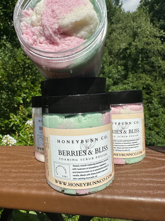 Berries & Bliss Foaming Sugar Scrub